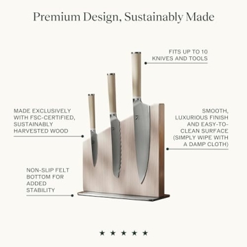 Stylish MATERIAL Knife Stand for Safe Knife Storage