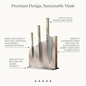 Stylish MATERIAL Knife Stand for Safe Knife Storage