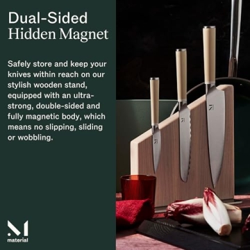 Stylish MATERIAL Knife Stand for Safe Knife Storage