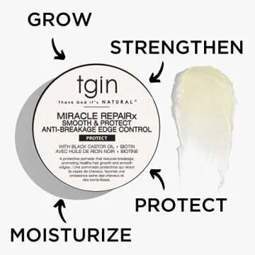 tgin Miracle RepaiRx Smooth & Nourish Edge Control - 4oz