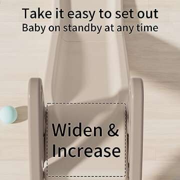 Toddler Slide Large Play Climber Slide PlaySet with Extra Long Slipping Slope Indoor Slide Kids Slide Toddler Playground Toddler Slide Outdoor Toys for Toddlers (Brown)