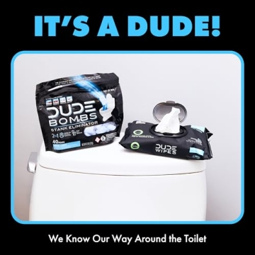 DUDE Bombs Toilet Stank Eliminator Fresh Scent 40 Pods