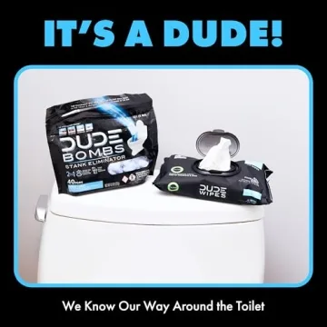DUDE Bombs Toilet Stank Eliminator Fresh Scent 40 Pods