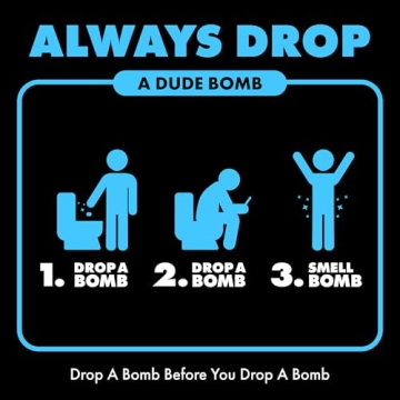 DUDE Bombs Toilet Stank Eliminator Fresh Scent 40 Pods