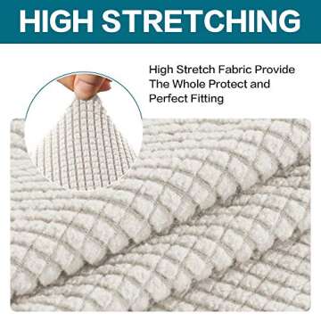 Stylish Turquoize Chair Cover for Living Room Protection