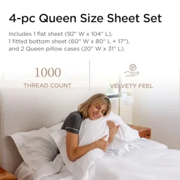 Luxury Threadmill Supima Cotton Sheets - 1000TC