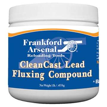 Frankford Arsenal CleanCast Lead Flux for Bullet Casting - 1 lb Tub