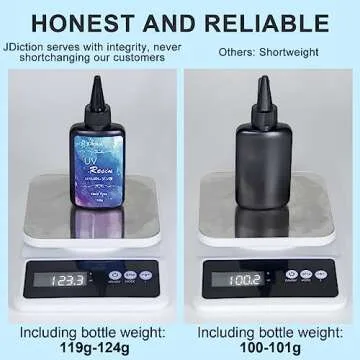 JDiction UV Resin for Crafts and DIY Solutions, 200g