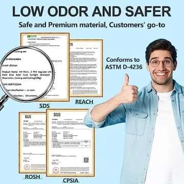 JDiction UV Resin for Crafts and DIY Solutions, 200g