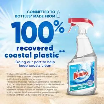 Windex Vinegar Glass Surface Cleaner for Streak-Free Shine