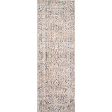 Loloi II Skye Collection Blush/Grey Area Rug 7'6" x 9'6"