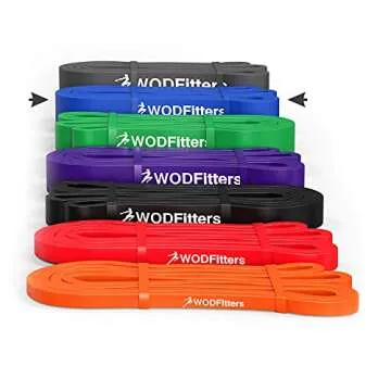 WODFitters Pull Up Assistance Band for Stretching, Mobility Workouts, Warm Up, Recovery, Powerliftin...