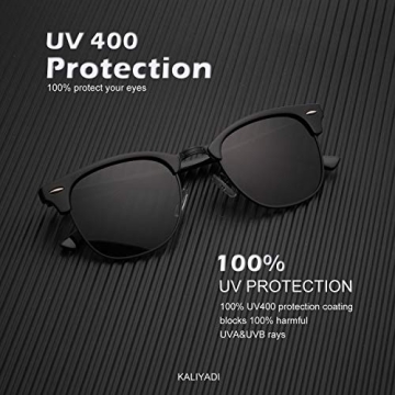 KALIYADI Polarized Sunglasses for Men Women UV Protection
