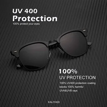 KALIYADI Polarized Sunglasses for Men Women UV Protection