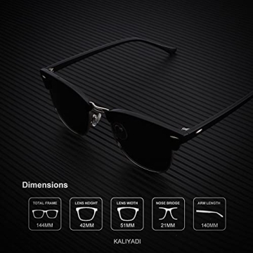 KALIYADI Polarized Sunglasses for Men Women UV Protection