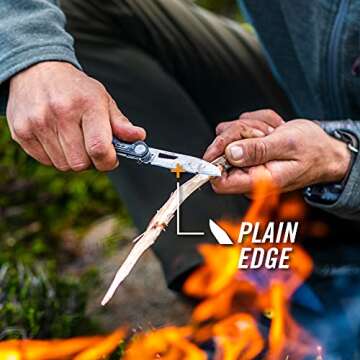 Gerber Gear Armbar Slim Drive Pocket Knife EDC Multitool with Screwdriver, Bottle Opener, Onyx