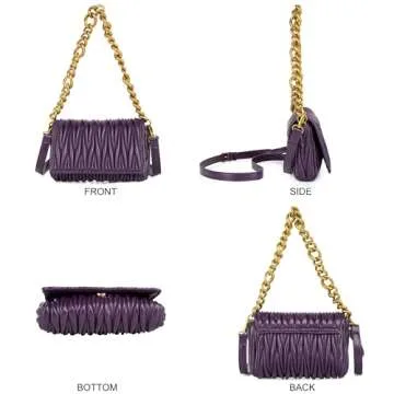 Montana West Quilted Evening Handbags for Women Crossbody Bags Trendy Small Purses and Top Handle Handbags MWC-060APP