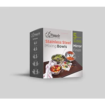 Pinnacle Plate Stainless Steel Mixing Bowls - Versatile Kitchen Set