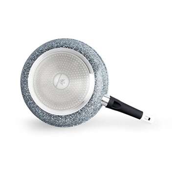 WaxonWare 11 Inch Ceramic Nonstick Frying Pan/Nonstick Skillet, Large Anti-Warp Non-Toxic PTFE PFOA ...