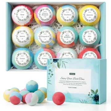ZenBombs Bath Bombs - 12 Unique Fragrances for All Occasions