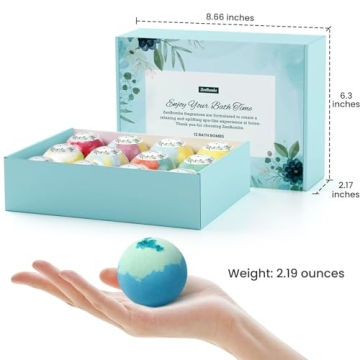 ZenBombs Bath Bombs - 12 Unique Fragrances for All Occasions
