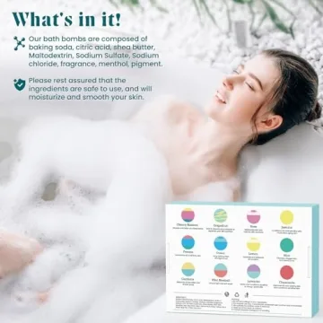 ZenBombs Bath Bombs - 12 Unique Fragrances for All Occasions