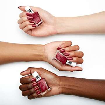 Essie Long-Lasting Vegan Gel Nail Polish Red 0.46 oz