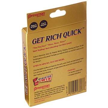 GET Rich Quick - Fun Family Card Game for Ages 8+