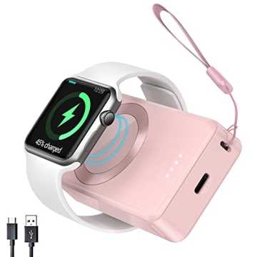 NEWDERY 4000mAh Apple Watch Portable Charger Fast Magnetic