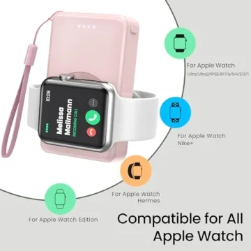 NEWDERY 4000mAh Apple Watch Portable Charger Fast Magnetic