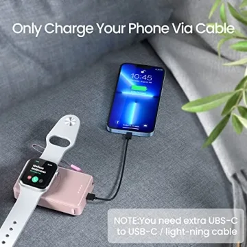 NEWDERY 4000mAh Apple Watch Portable Charger Fast Magnetic