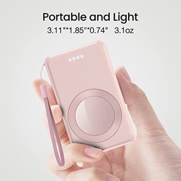 NEWDERY 4000mAh Apple Watch Portable Charger Fast Magnetic