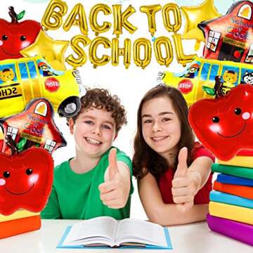 20Pcs Back to School Balloon Set for Festive Celebrations