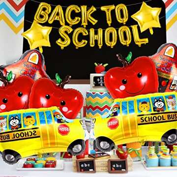 20Pcs Back to School Balloon Set for Festive Celebrations