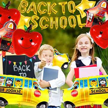 20Pcs Back to School Balloon Set for Festive Celebrations