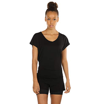 icyzone Open Back Workout Tops for Women - Stylish and Functional Activewear