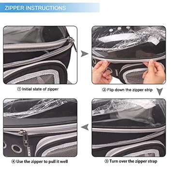 BEIKOTT Cat Backpack Carriers, Dog Backpack, Pet Backpack for Small Cats Puppies Dogs Bunny, Airline...