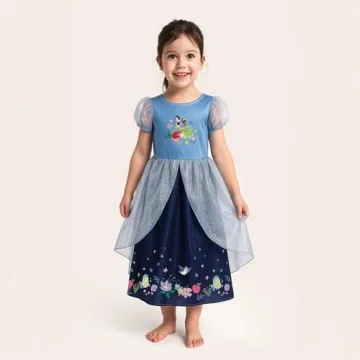 Disney Fantasy Gown Nightgown: Always Princess - Magical Disney Sleepwear for Kids