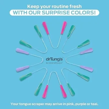 DrTung’s Stainless Steel Tongue Scraper for Fresh Breath