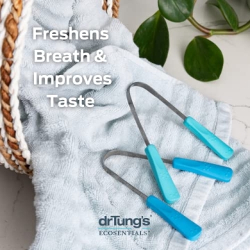 DrTung’s Stainless Steel Tongue Scraper for Fresh Breath