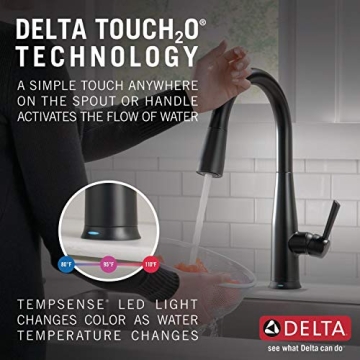Delta Essa Touch Kitchen Faucet for Modern Kitchens