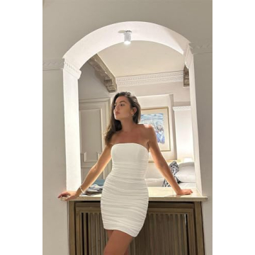 Hocuos Sexy Summer Sleeveless Mini Dress for Women