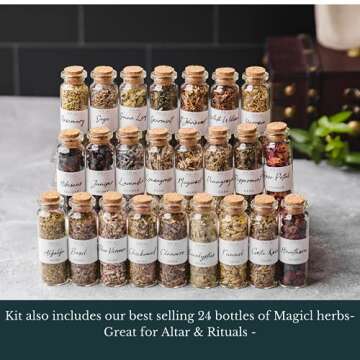 LULLI Large Witchcraft Kit - Complete Magic Supplies