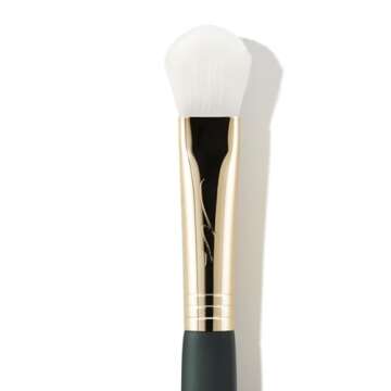 [SOO ADOR] okhee Detail Powder Brush PIV03 - Perfect for Precise Powder Application and Finishing To...