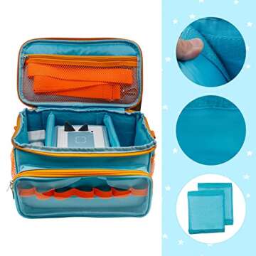UPGRADED Carrying Bag for Toniebox Starter Set - Carrying Case for Toniebox, Tonie Figures ,Headphon...