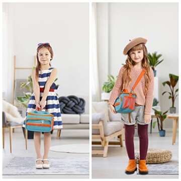 UPGRADED Carrying Bag for Toniebox Starter Set - Carrying Case for Toniebox, Tonie Figures ,Headphones and Charging Station, Portable Storage Bag with Shoulder Strap and Handle Bar, Cute Design