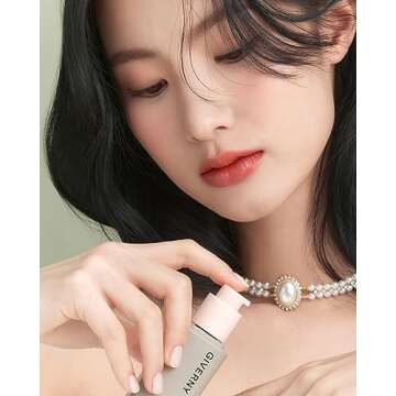 GIVERNY Milchak Matt Fit Foundation #21 Light beige - Matte Finish Liquid Foundation for Sebum and Sweat Control - Lightweight & Waterproof Makeup – Flawless Coverage for Oily Skin, 1.01 fl.oz.