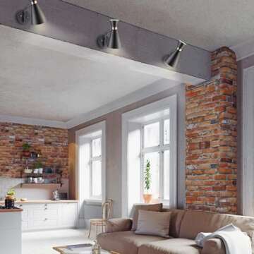 Globe Electric 65855 Belmont 1-Light Wall Sconce, Satin Black, Gold Accents, Bulb Not Included