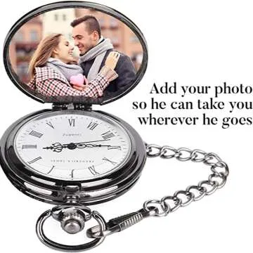 Engraved To My Husband Pocket Watch - Unique Gift
