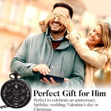 Engraved To My Husband Pocket Watch - Unique Gift
